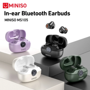 MINISO MS105 Bluetooth Earphone In-Ear Earbuds Soft Earbuds Wireless Headphones Waterproof IPX5